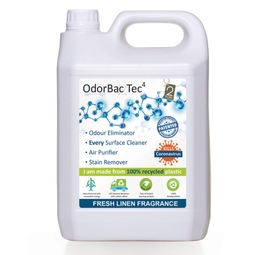 OdorBac Tec4 Odour Eliminator & Cleaner Fresh Linen 5 Litre (Case 4)