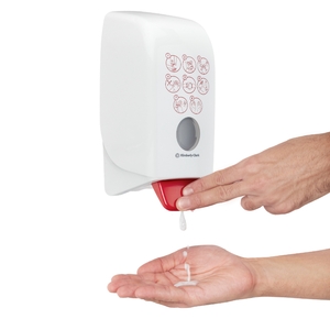 Aquarius Hand Sanitiser Dispenser White 1 Litre