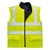 KeepSAFE Reversible High Visibility Safety Bodywarmer Yellow