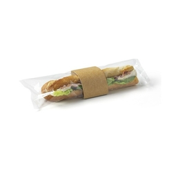 Kraft Baguette Wrap with Perforated Film