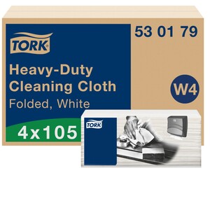 Tork Heavy-Duty Cleaning Cloth W4 White