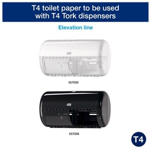 Tork Soft Conventional Toilet Paper RollT4 White 49.5M