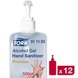 Tork Alcohol Hand Sanitiser Gel 500ML