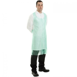 Supertouch Disposable Aprons On A Roll Green
