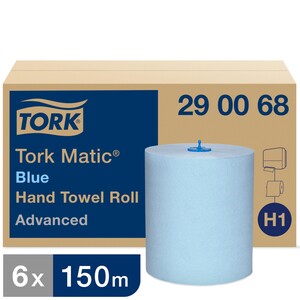Tork Matic Paper Hand Towels H1 Blue 150M