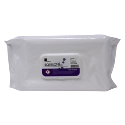 Sanisafe 4 Wet Wipes Pack 100