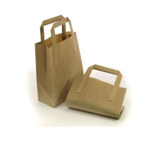 Kraft Bag with Handle 10 x 15.5 x 12"