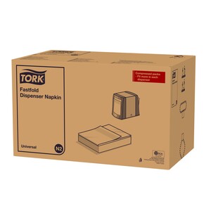 Tork Fast-fold Dispenser Napkin White (Case 10,800)