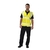 High-Visibility Double Band and Brace Waistcoat Yellow