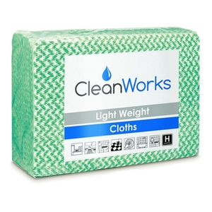CleanWorks Light Weight Cloth Green 30x40CM