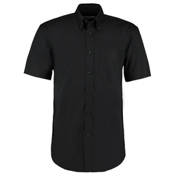 Oxford Shirt Short Sleeve Black Size 17.5