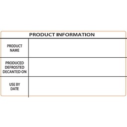 Product Information Label