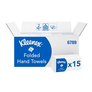 Kleenex Folded Hand Towels Interfolded White