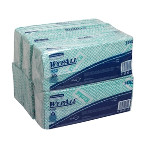 WypAll X50 Cleaning Cloths Folded Green