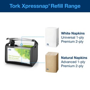 Tork Xpressnap Tabletop Napkin Dispenser N4 Black
