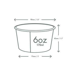 Vegware Soup Container 6OZ