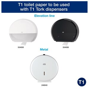Tork Soft Jumbo Toilet Paper Roll T1 White 360M