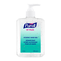 PURELL VF PLUS Hygienic Hand Rub Pump Bottle 500ML