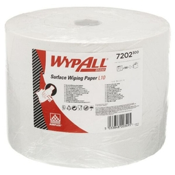WypAll L10 Surface Wiping Paper Jumbo Roll White