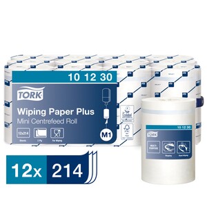 Tork Centrefeed Wiping Paper Plus M1 White 75M