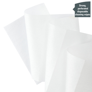 WypAll Wettask Low Lint Wipes for Solvents Rolls White