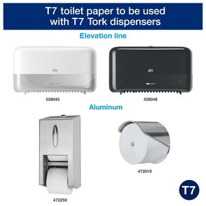 Tork Coreless Toilet Roll T7 White 92M