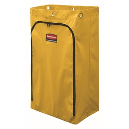 Rubbermaid Janitorial Cleaning Cart Vinyl Bag Yellow 92 Litre